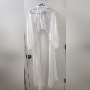 New Itoo White Dress, Size Medium, Made In Italy.